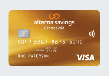centra gold credit card image