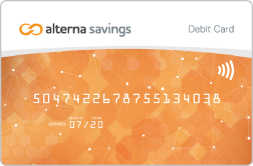 Alterna debit card image