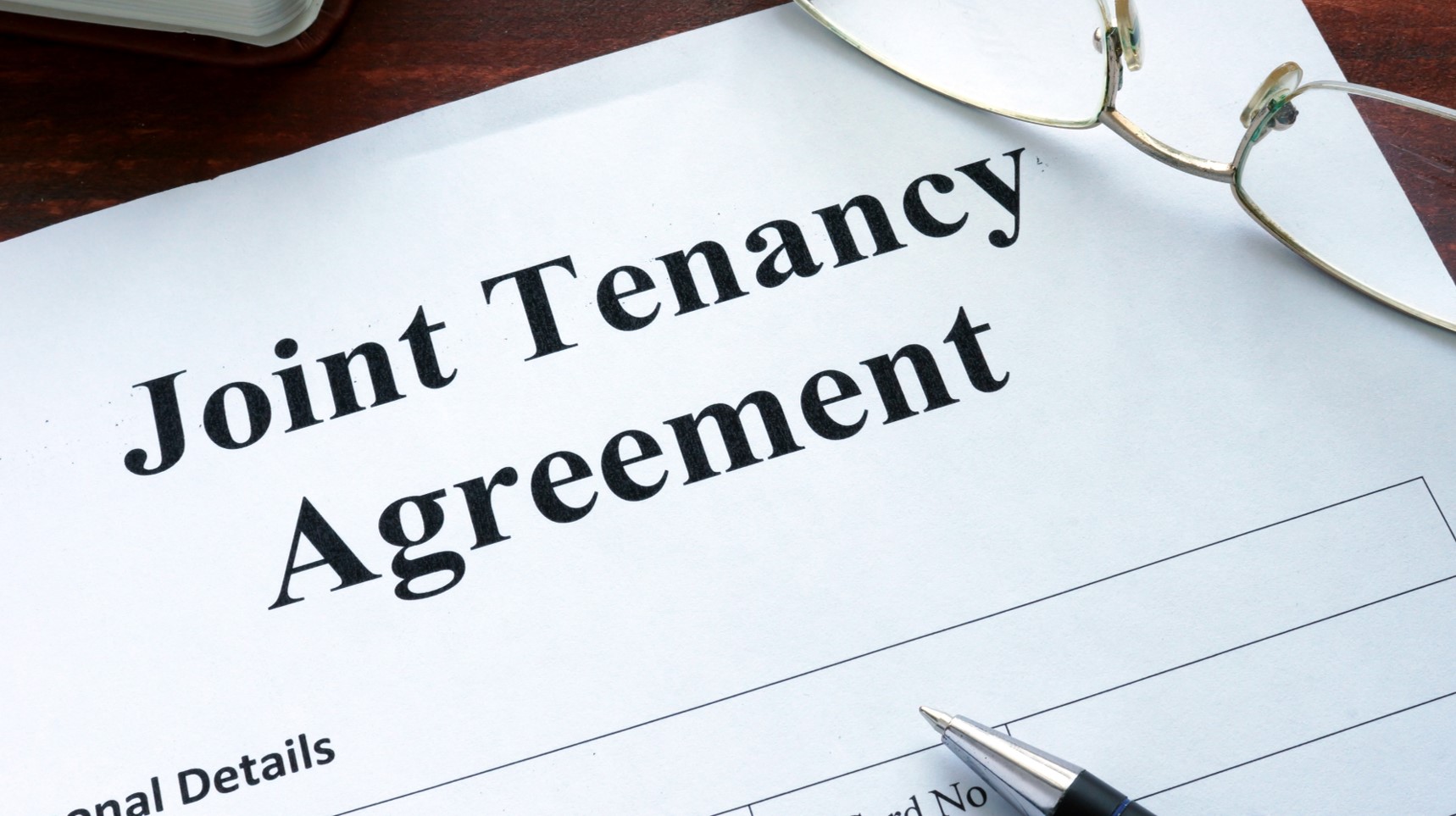 Paperwork with joint tenancy